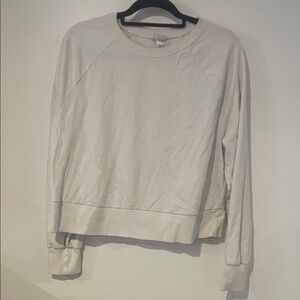 All in Motion Women's White Crewneck Sweatshirt Sz XL